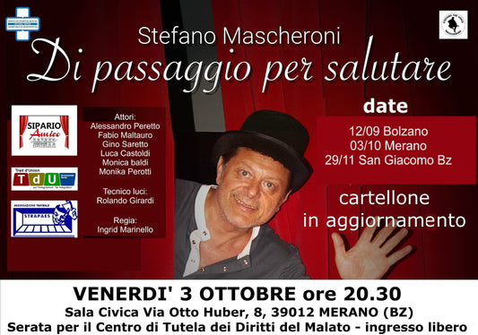 Concerto di beneficenza 3 ottobre - Benefizkonzert 3 Oktober