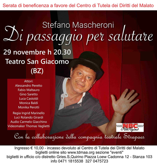 29 novembre-November CONCERTO-KONZERT - STEFANO MASCHERONI & STRAPAES