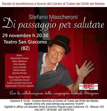 29 novembre-November CONCERTO-KONZERT - STEFANO MASCHERONI & STRAPAES